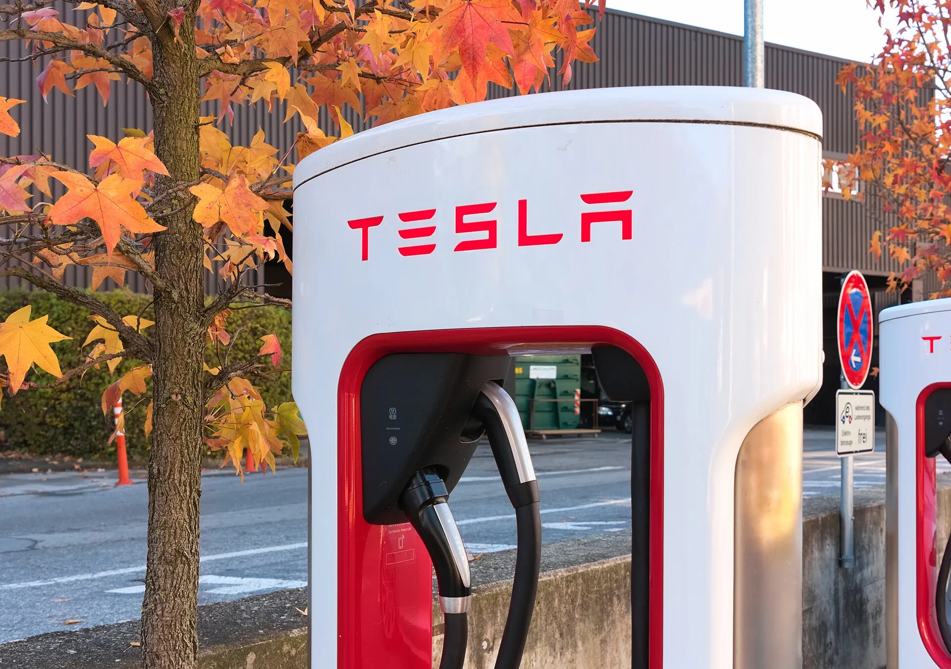 Tesla Supercharger station