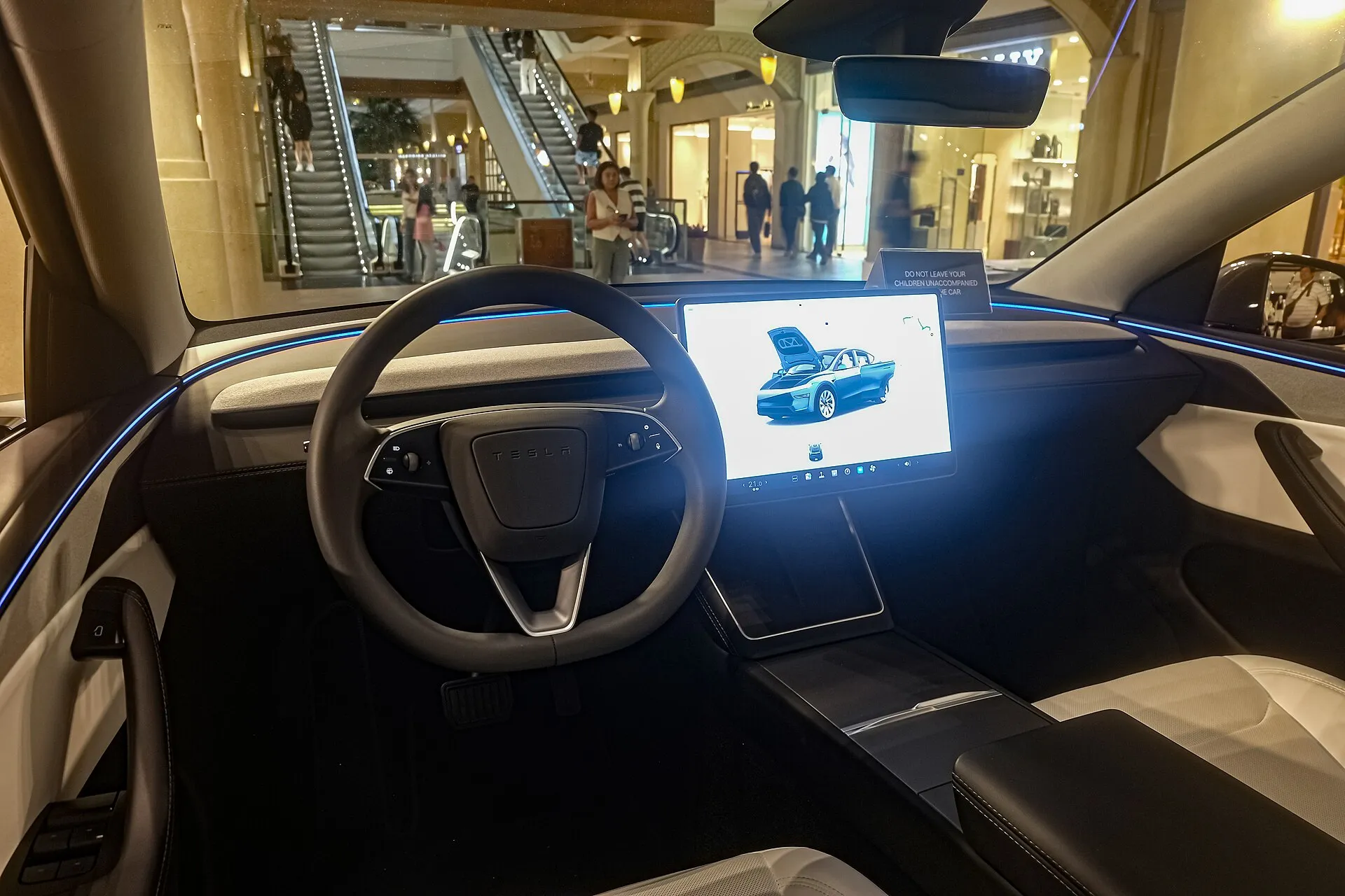 Tesla Model Y Juniper interior dashboard