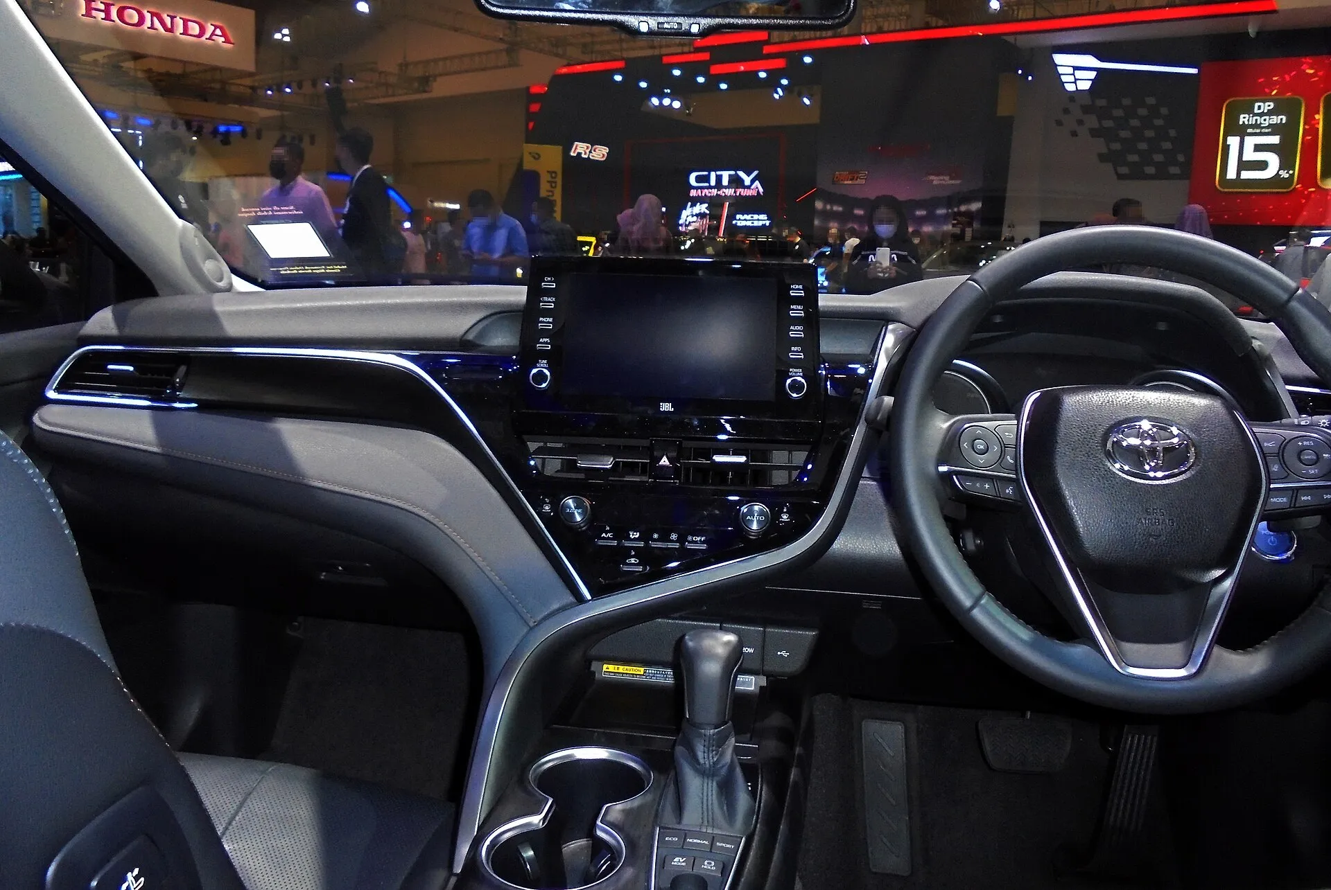 Toyota Camry Hybrid interior dashboard